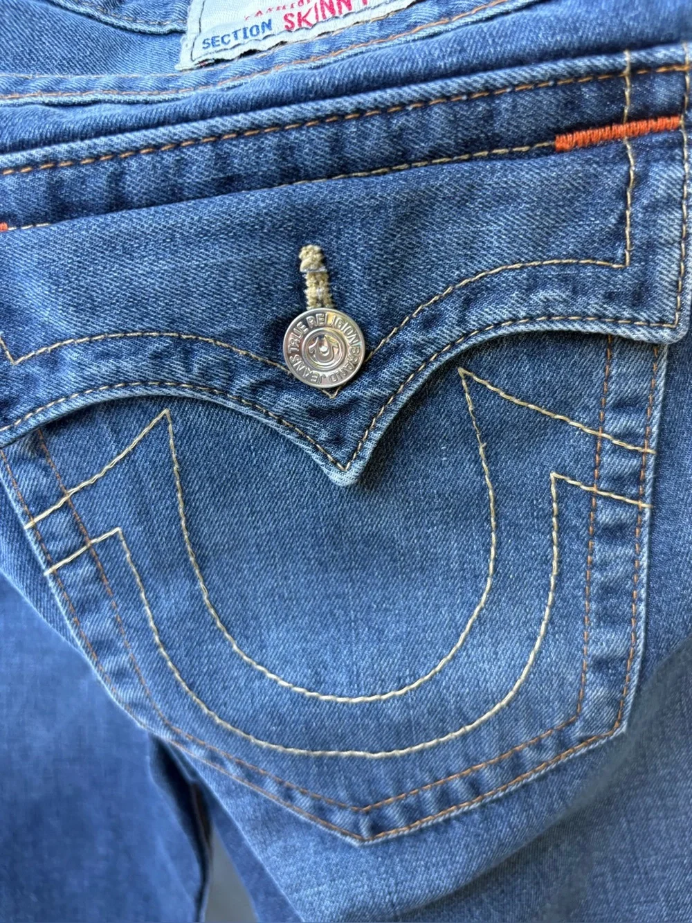 True Religion Men's World Tour Skinny With Flaps